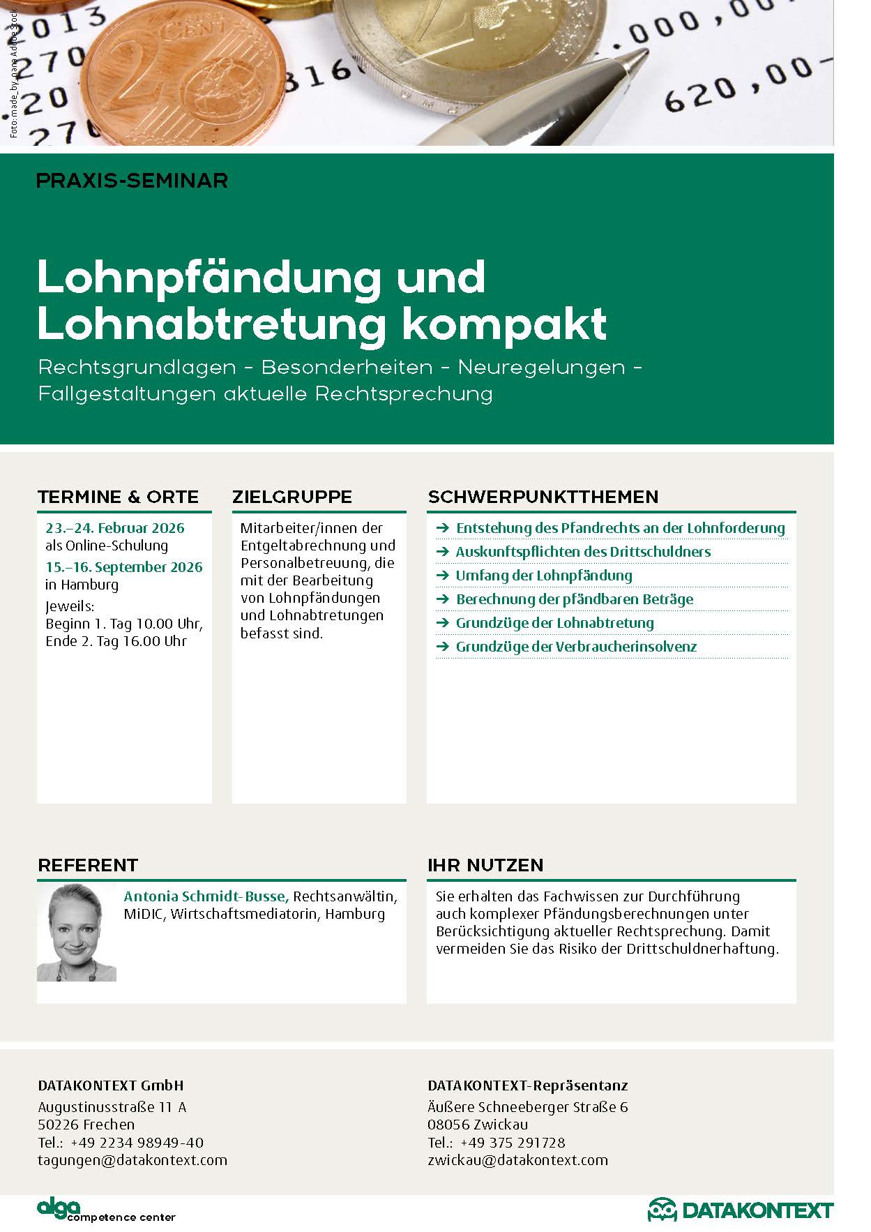Lohnpfändung kompakt: Grundlagen für HR & Payroll