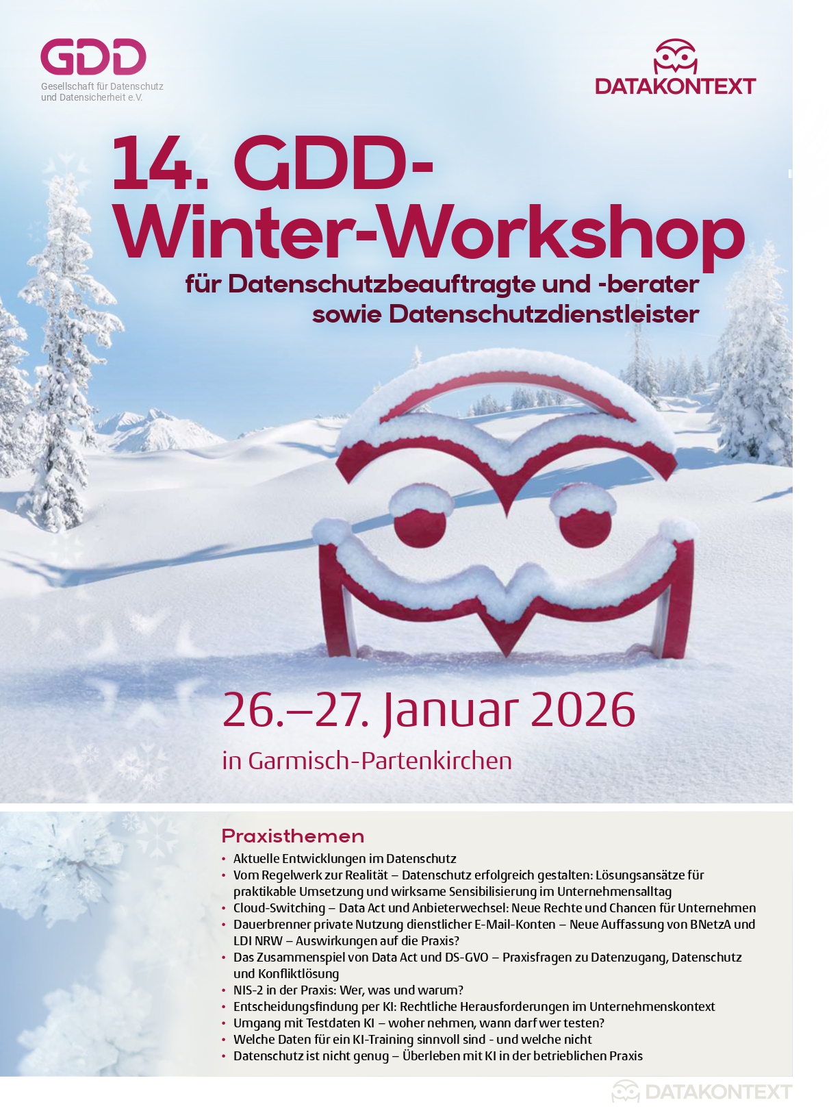 14. GDD-Winter-Workshop