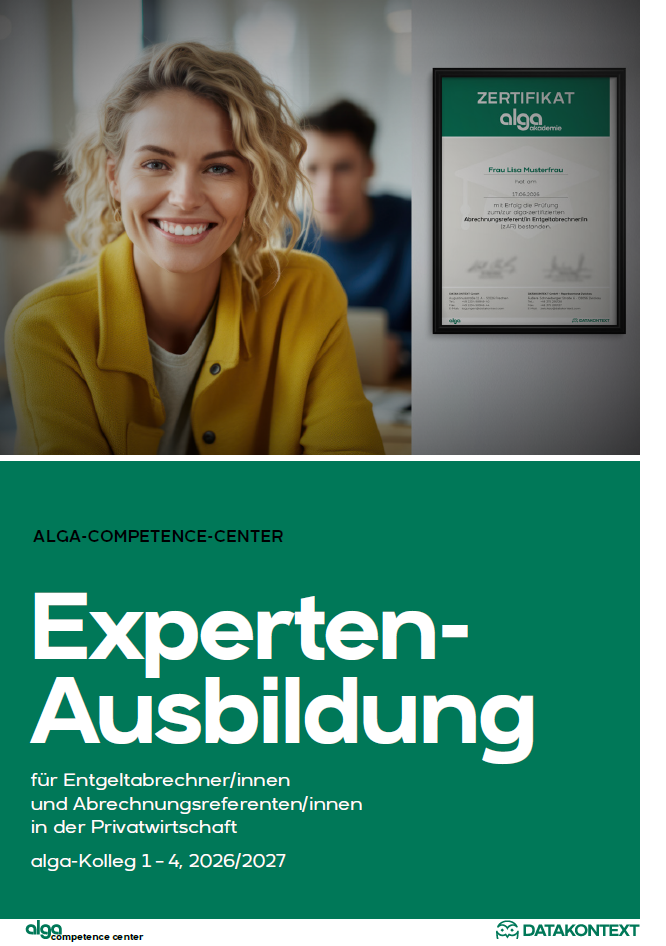 Entgeltabrechnung für Einsteiger – alga-Kolleg 1
