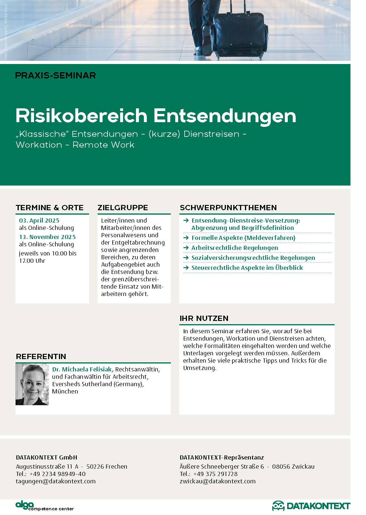 Risikobereich Entsendungen