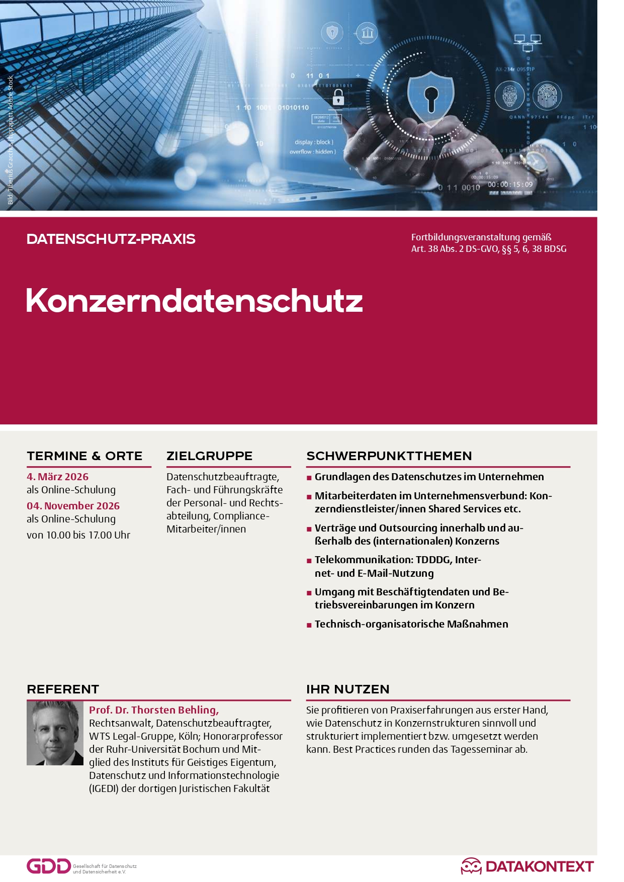 Konzerndatenschutz