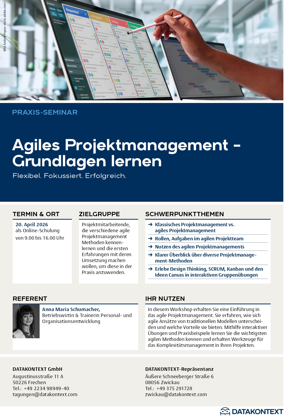 Agiles Projektmanagement – Grundlagen lernen