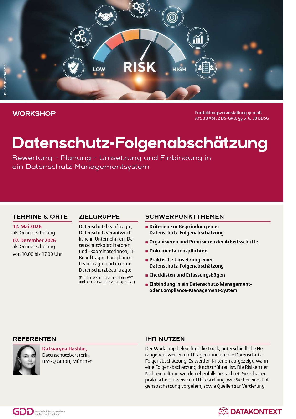 Datenschutz-Folgenabschätzung