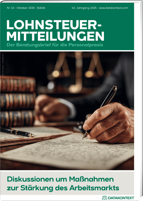 Lohnsteuer-Mitteilungen Lohnsteuer-Mitteilungen