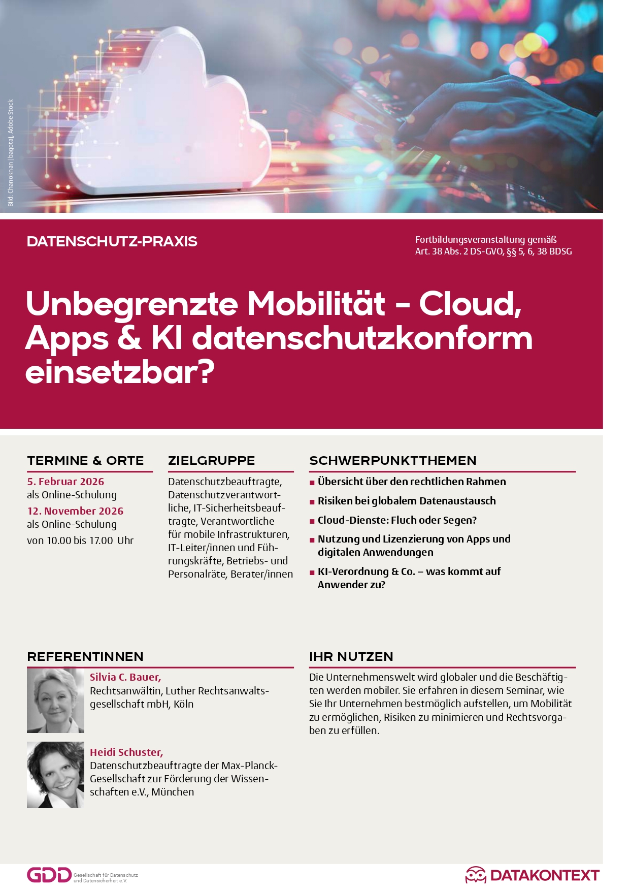 Unbegrenzte Mobilität – Cloud, Apps & KI datenschutzkonform einsetzbar?