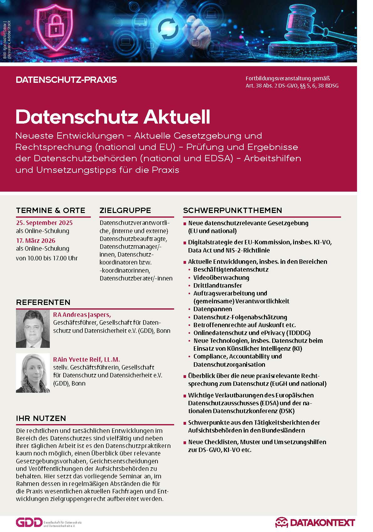 Datenschutz Aktuell