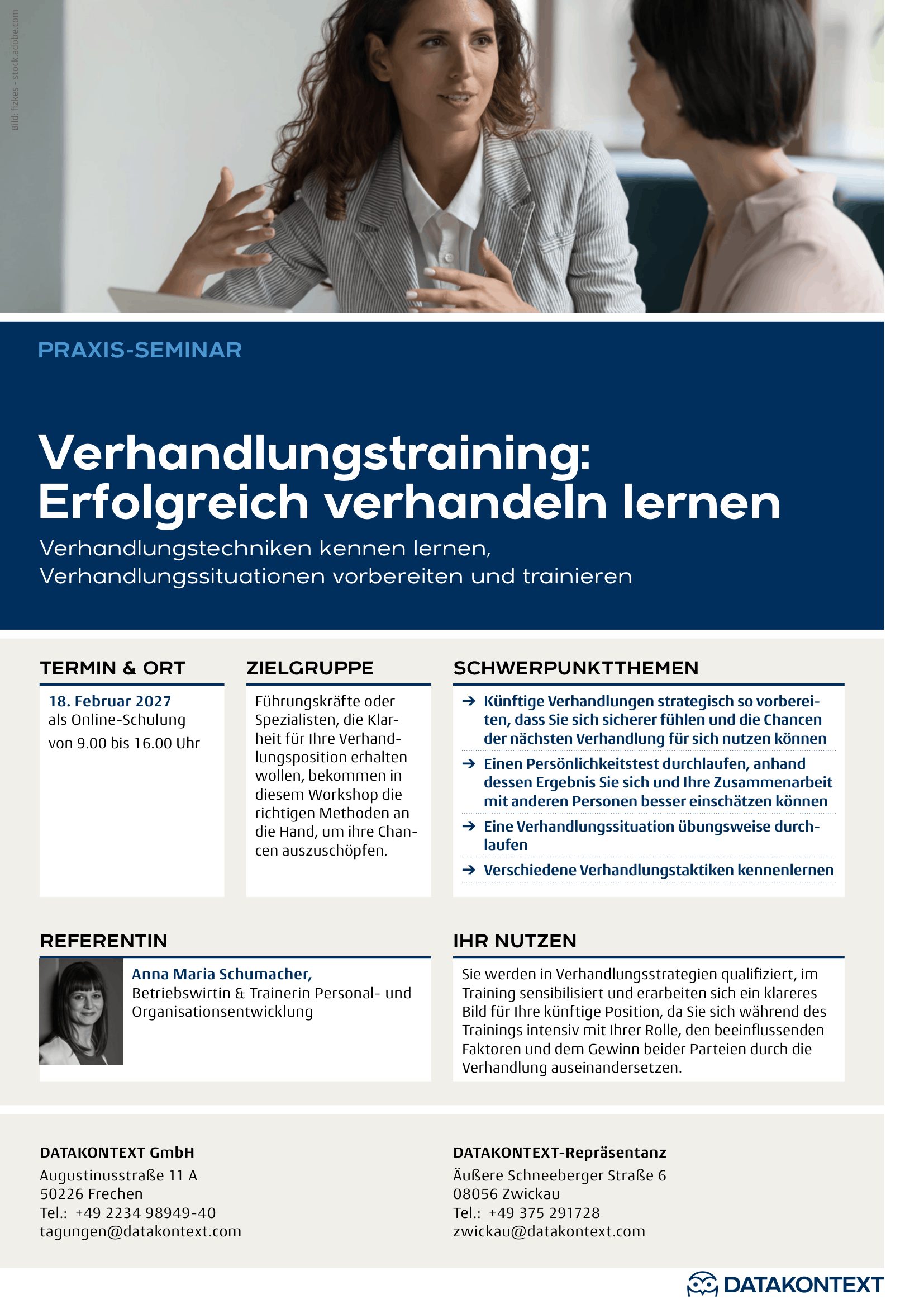 Verhandlungstraining: Erfolgreich verhandeln lernen