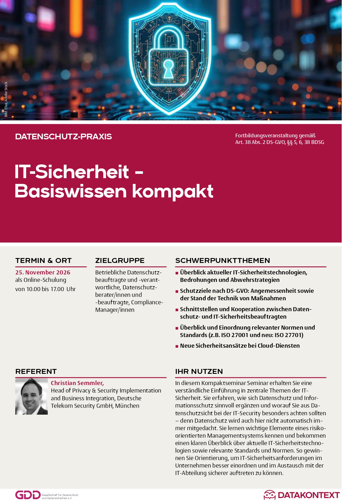 Basiswissen IT-Sicherheit