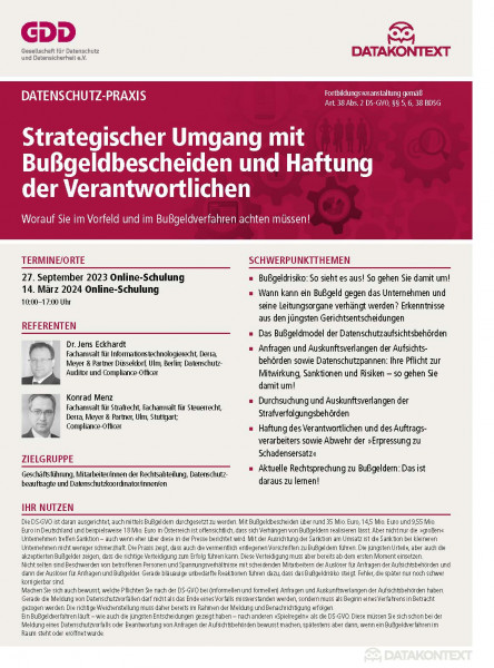 Strategischer Umgang mit Bußgeldbescheiden und Haftung der Verantwortlichen