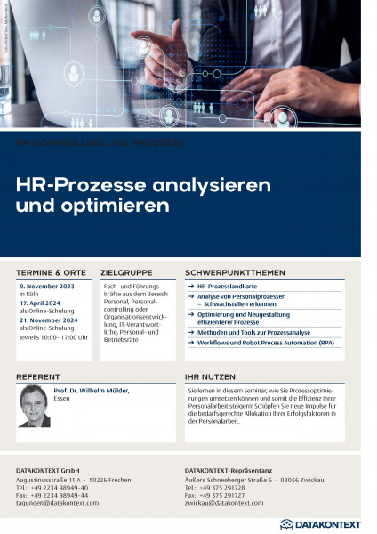 HR-Prozesse analysieren und optimieren