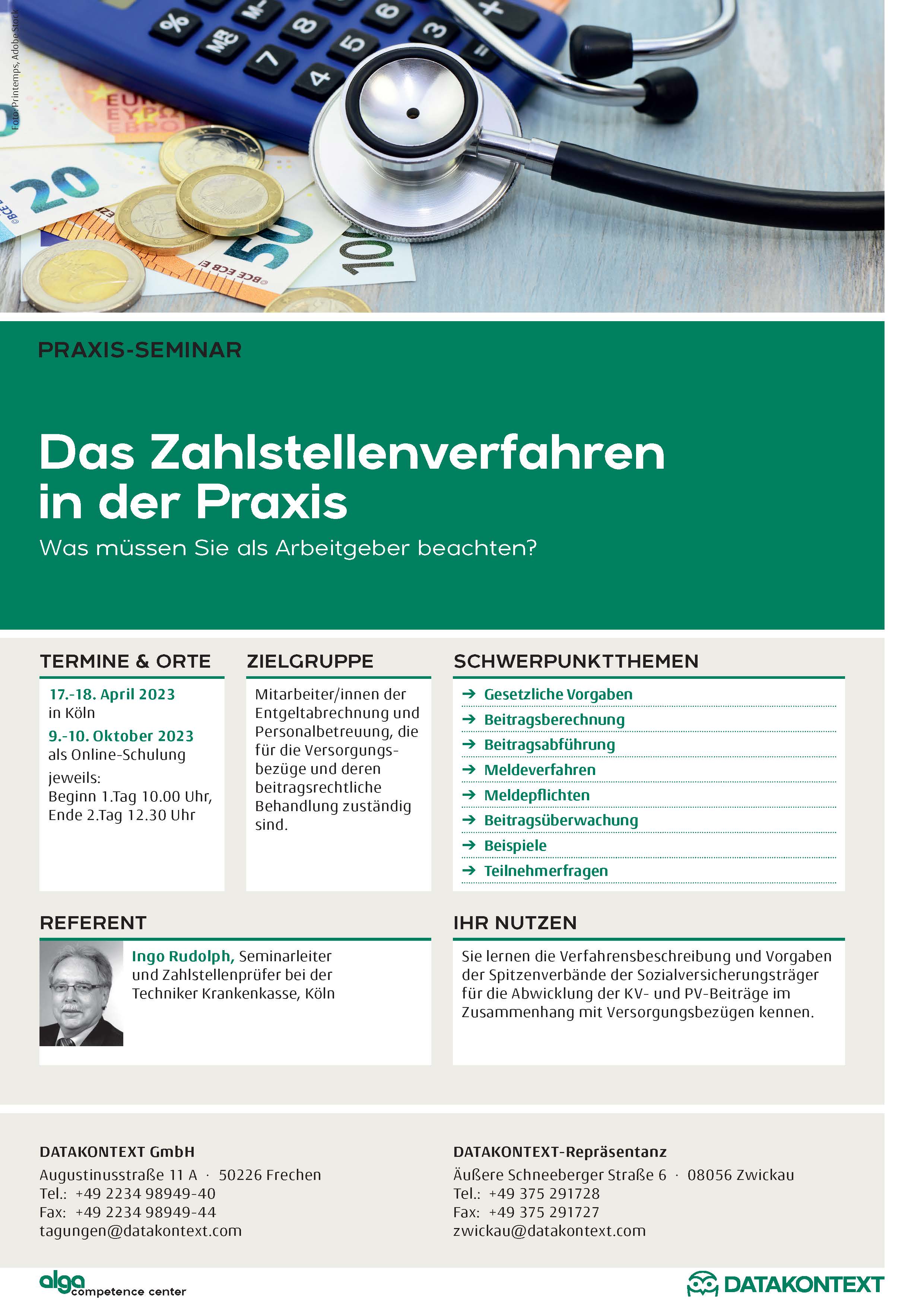 Das Zahlstellenverfahren in der Praxis