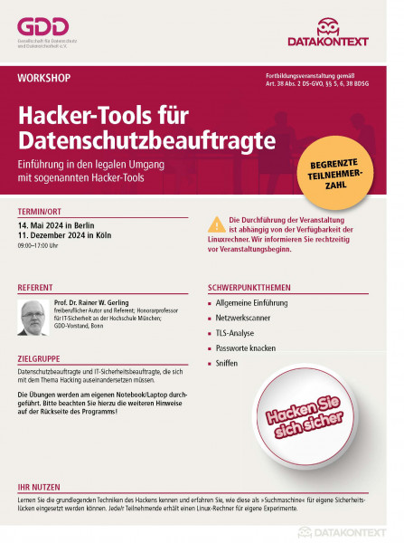 Hacker-Tools für Datenschutzbeauftragte