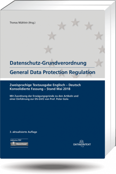 Textausgabe Datenschutz-Grundverordnung (DS-GVO)
