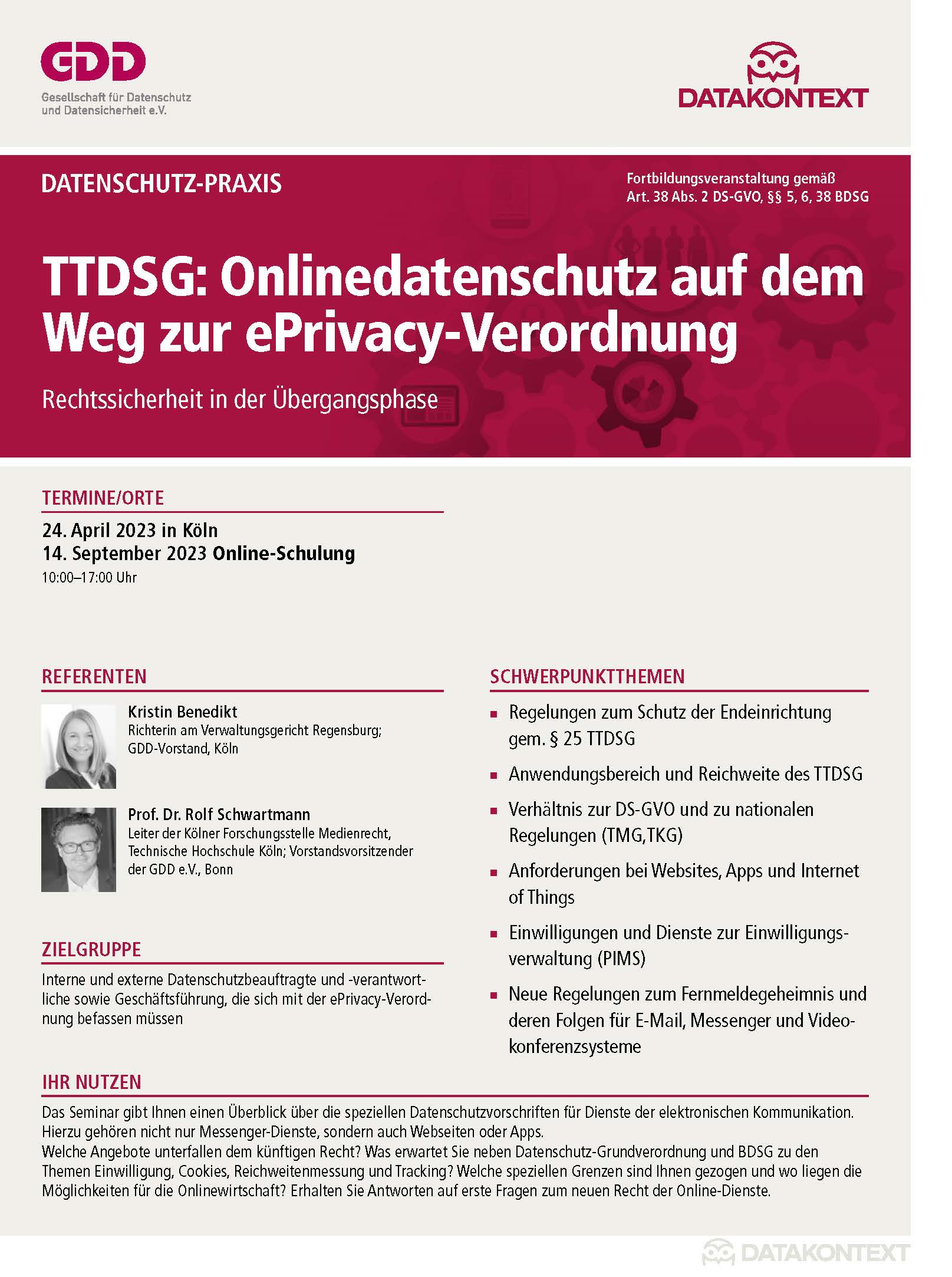 TTDSG: Onlinedatenschutz auf dem Weg zur ePrivacy-Verordnung