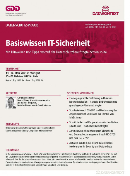 Basiswissen IT-Sicherheit