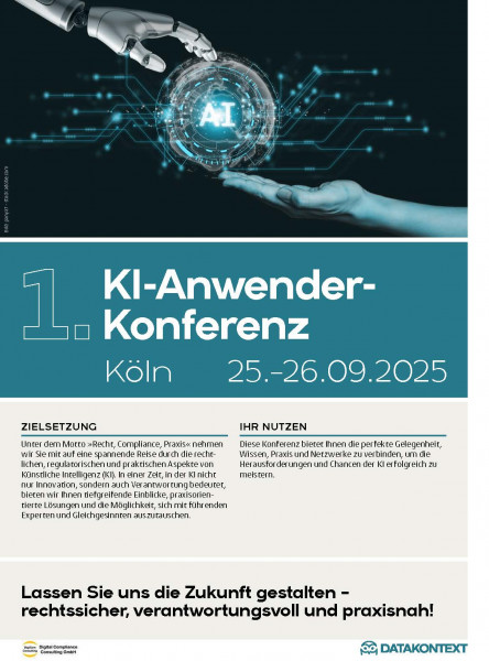 1. KI-Anwender-Konferenz