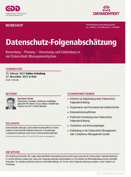 Datenschutz-Folgenabschätzung