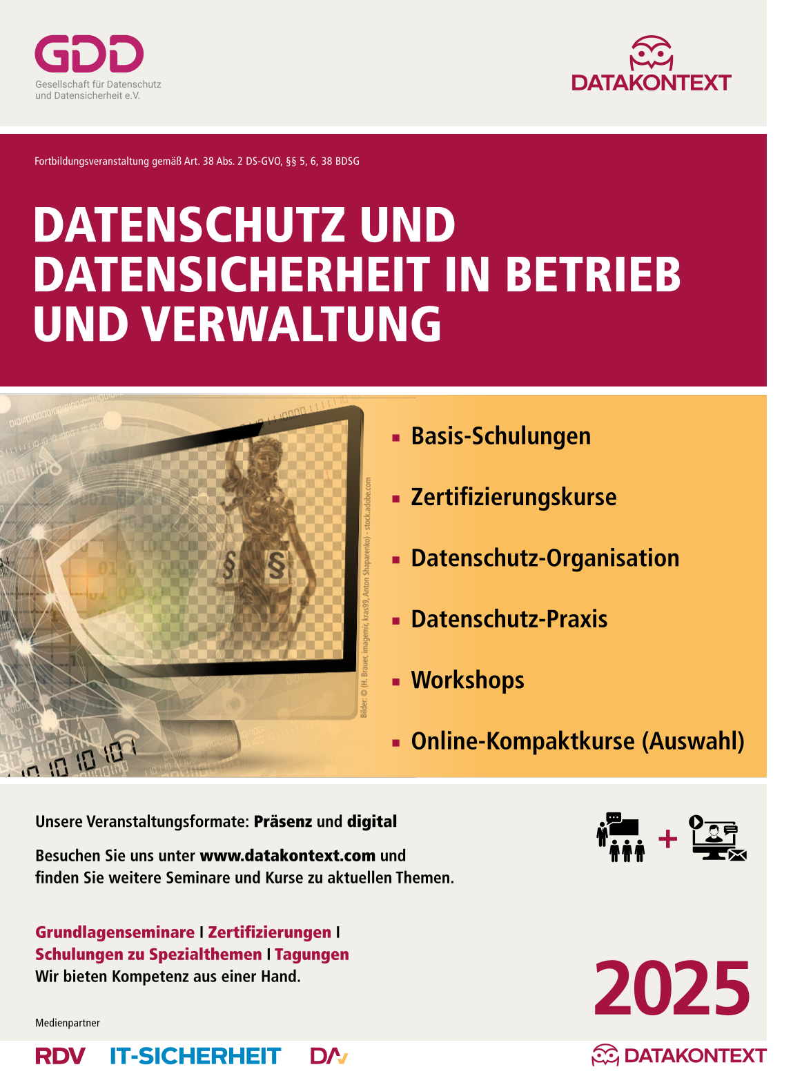 Datenschutztermine 2024/2025